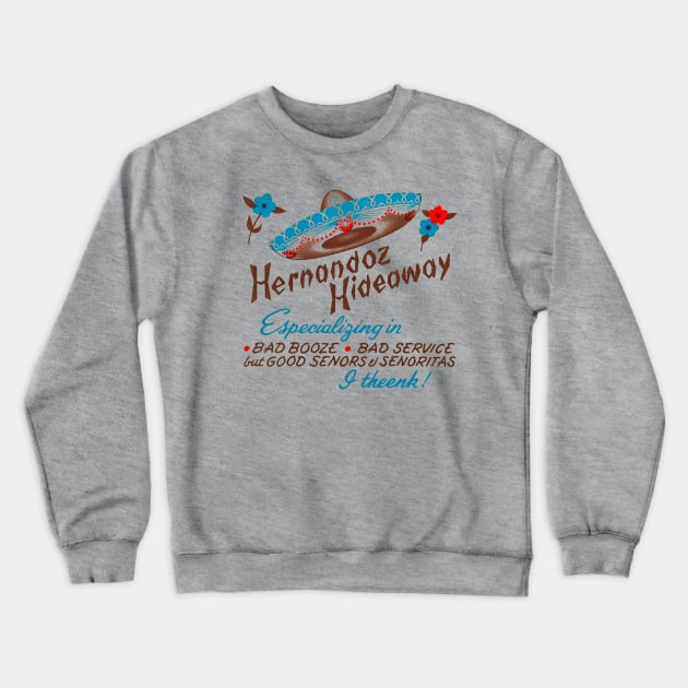 Hernandoz.Hideaway Crewneck Sweatshirt by MindsparkCreative